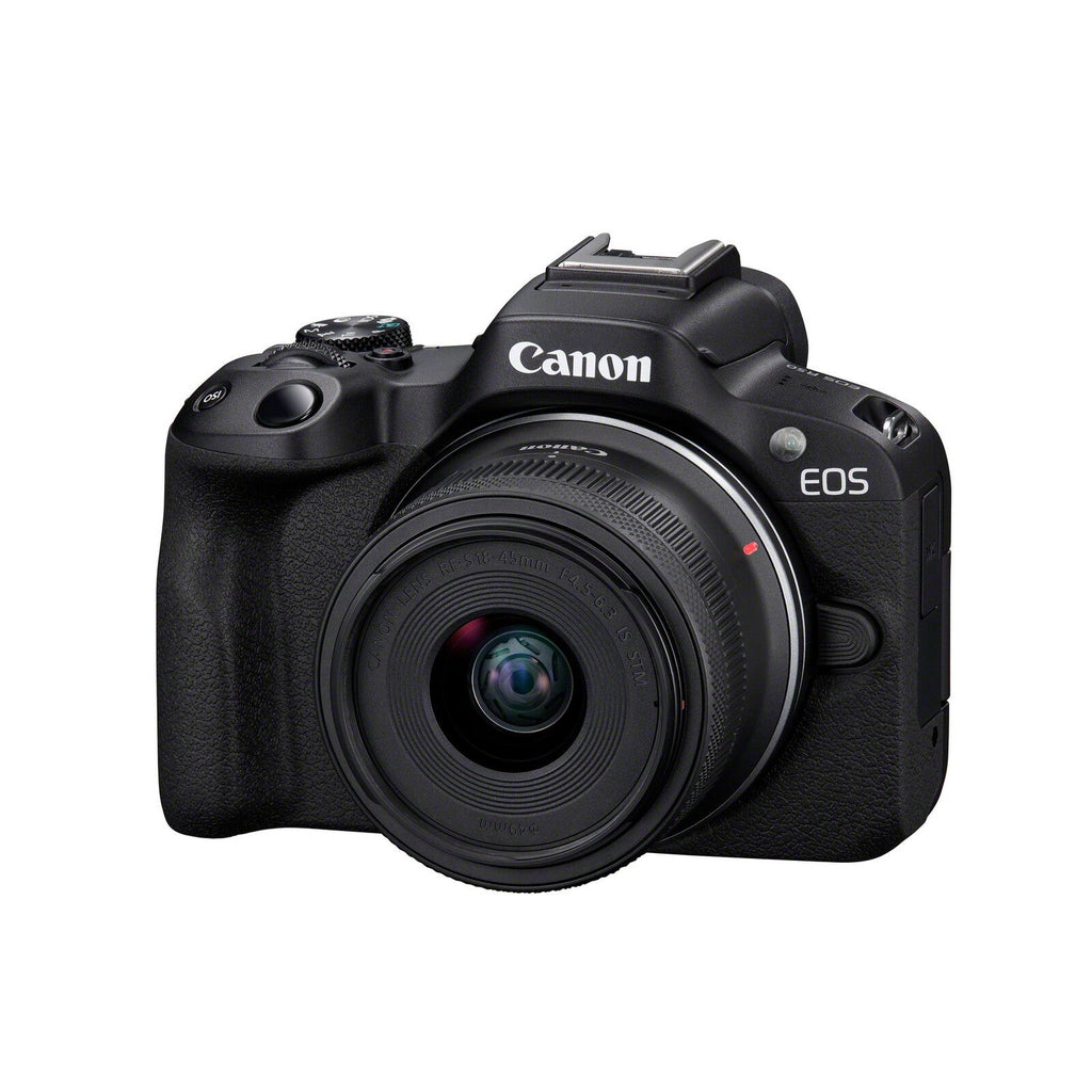 Canon EOS R50 (Black) + RF-S 18-45mm IS STM Creator Kit