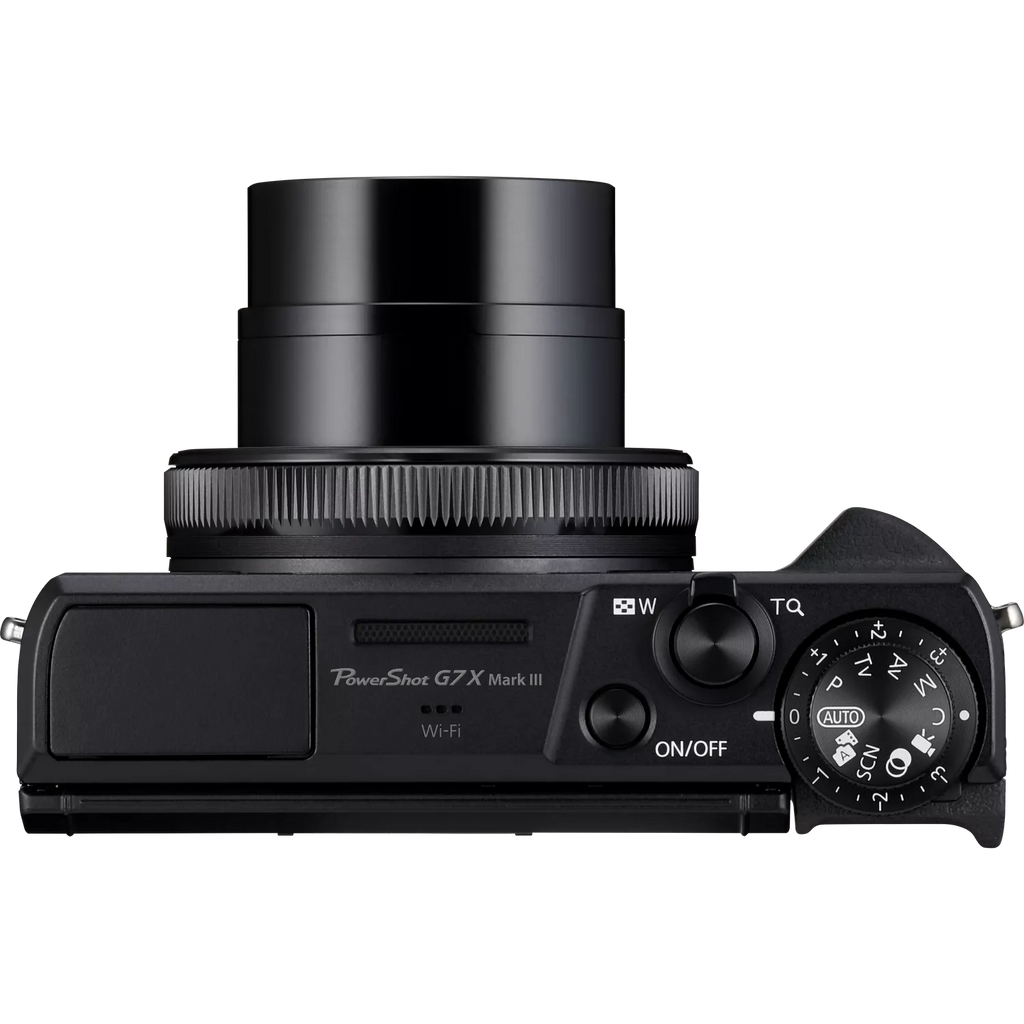 Canon PowerShot G7X Mark III + Battery Kit (Canon 3637C014) – Black