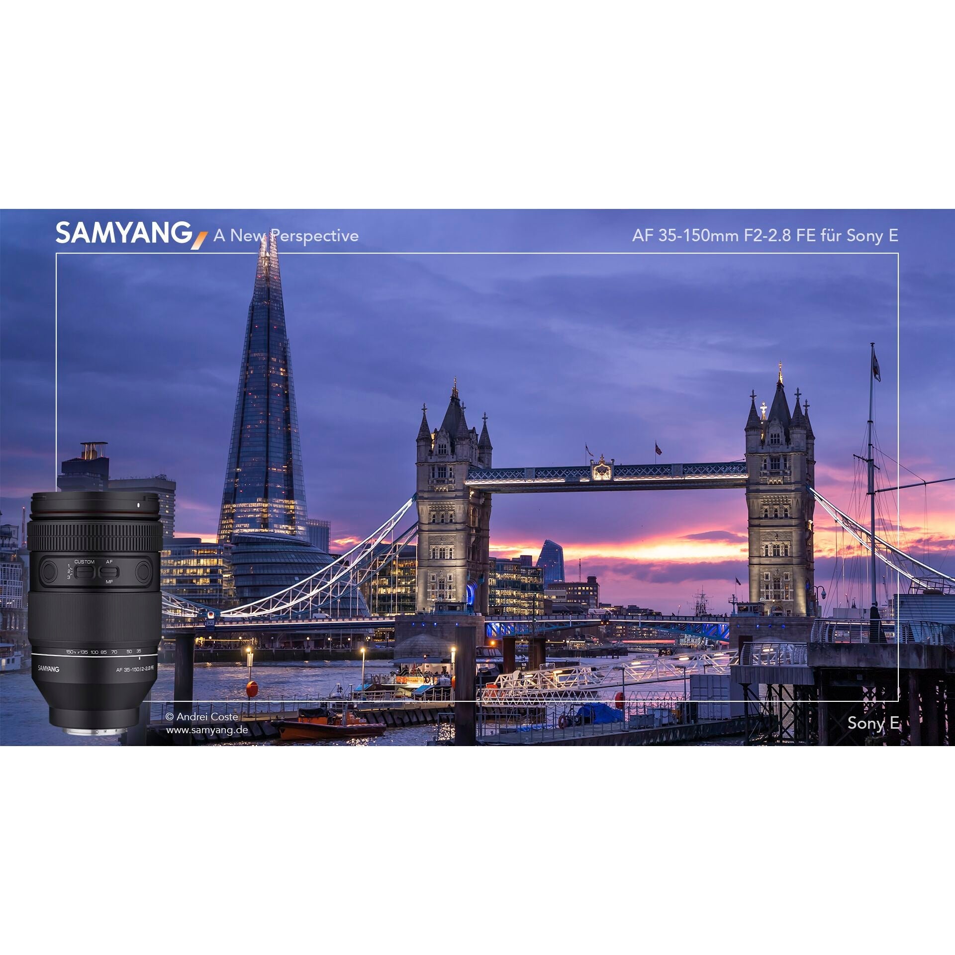 Samyang AF 35-150 mm f/2,0-2,8 FE for Sony E