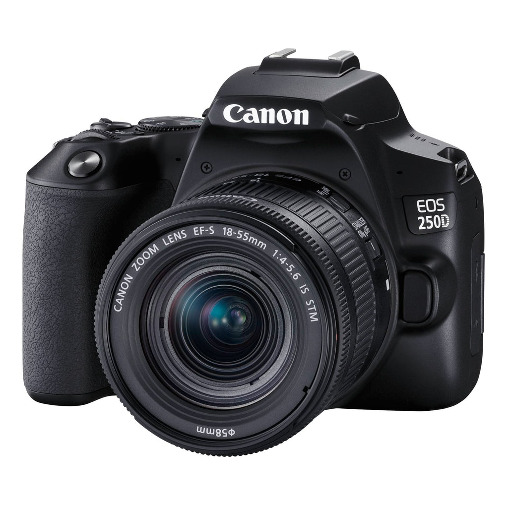 Canon EOS 250D (Black) + EF-S 18-55mm IS STM (Canon 3454C002)