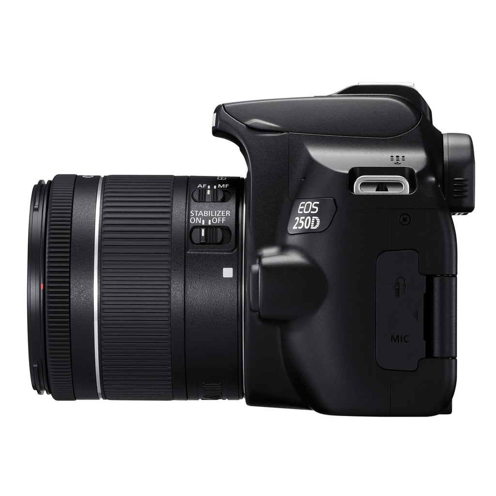 Canon EOS 250D (Black) + EF-S 18-55mm IS STM (Canon 3454C002)